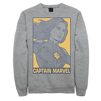 Men's Avengers Endgame Captain Marvel Poster Pullover