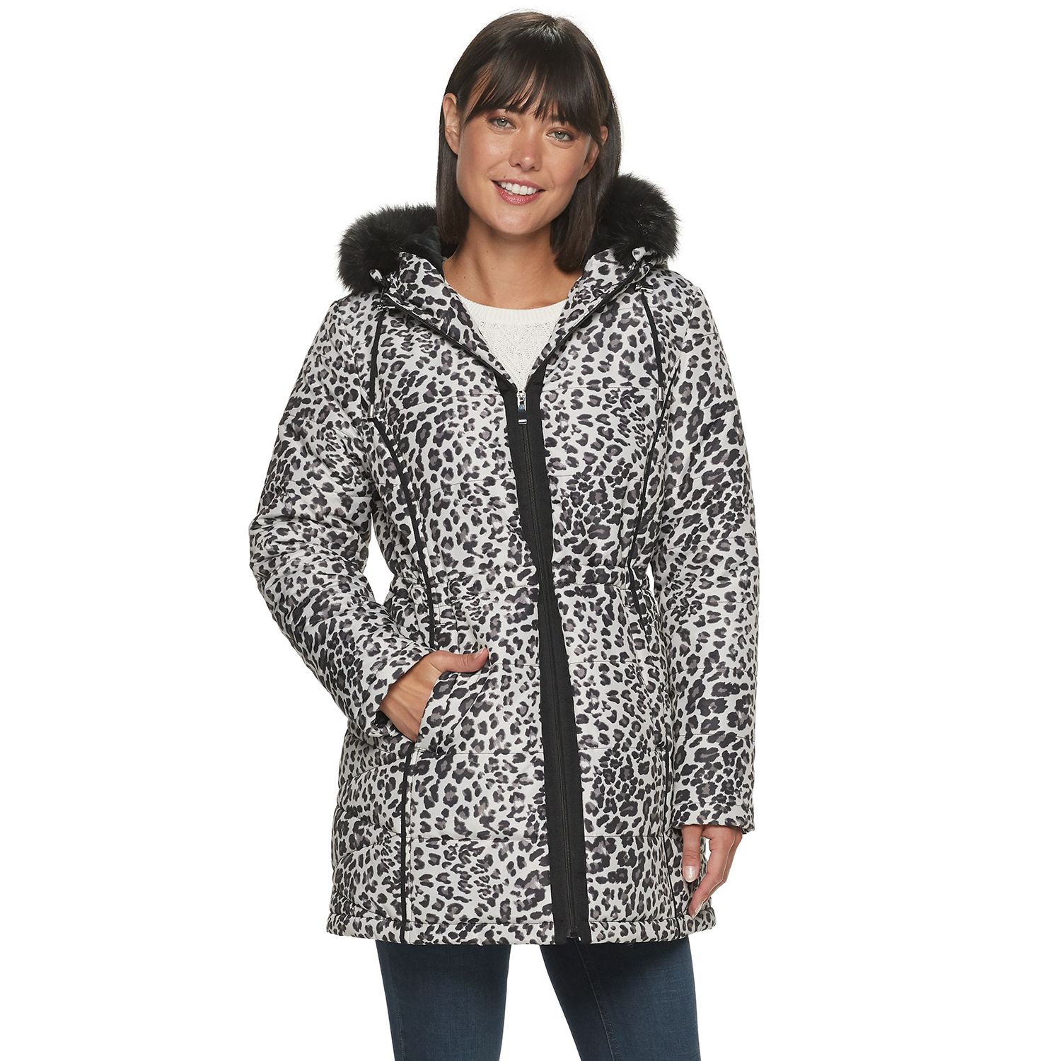 kohls ladies puffer coats