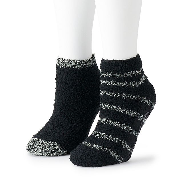 Fuzzy Socks with Grips for Men x4 Pairs