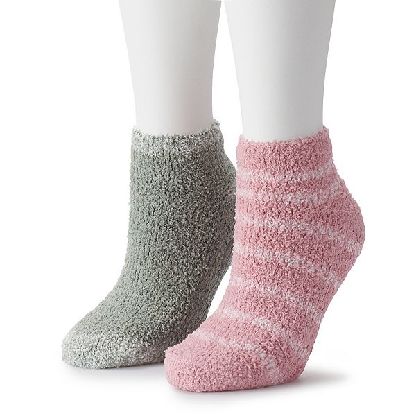 Scholls Womens American Lifestyle Soothing Spa Low Cut Socks 2 Pair Sockshosiery Dr 