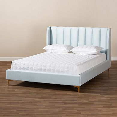 Baxton Studio Saverio Queen Bed