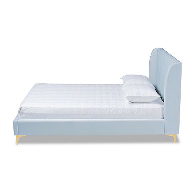 Baxton Studio Saverio Queen Bed