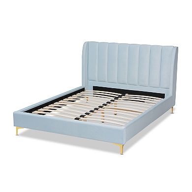 Baxton Studio Saverio Queen Bed