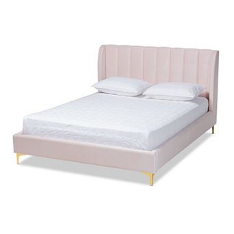 Baxton Studio Saverio Queen Bed