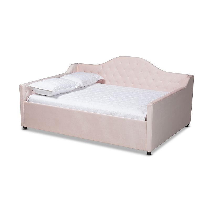 17906793 Baxton Studio Perry Daybed, Pink, Queen sku 17906793