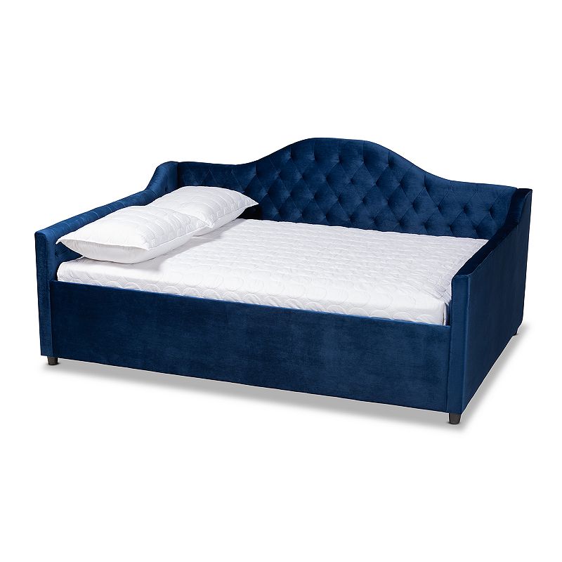 51103866 Baxton Studio Perry Daybed, Blue, Queen sku 51103866