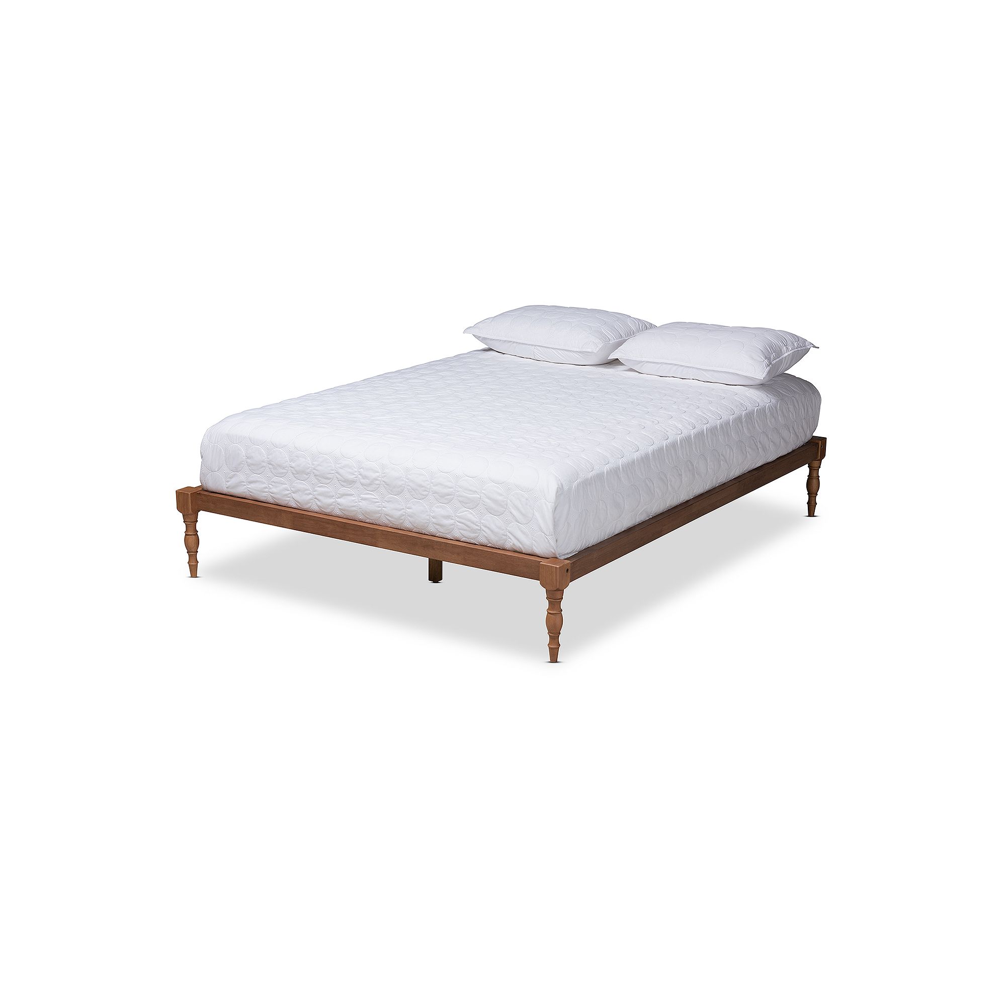 Baxton Studio Iseline Bed, Brown