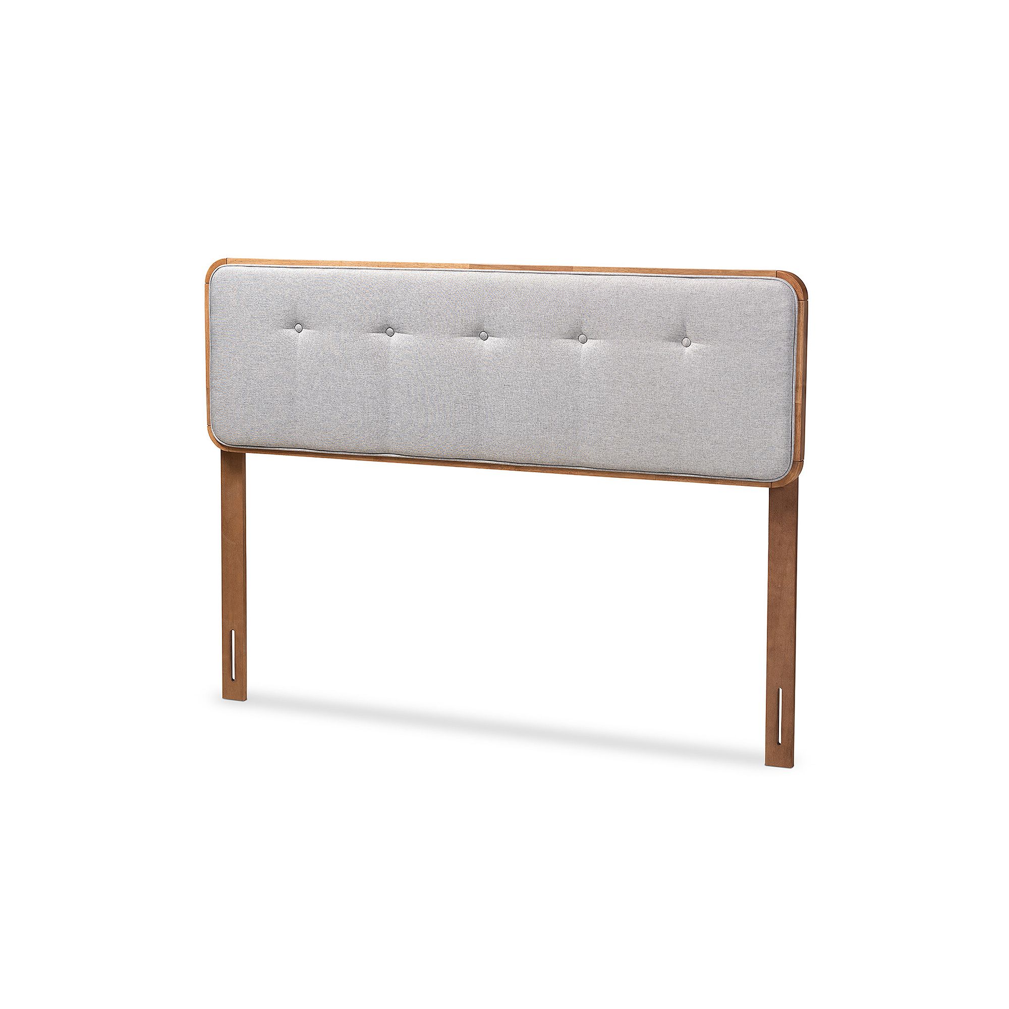 Baxton Studio Palina Headboard, Light Gray