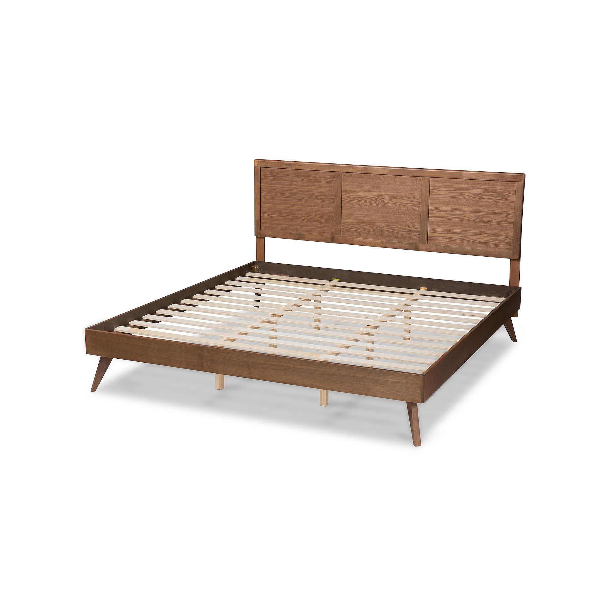 Baxton Studio Zenon Bed, Brown