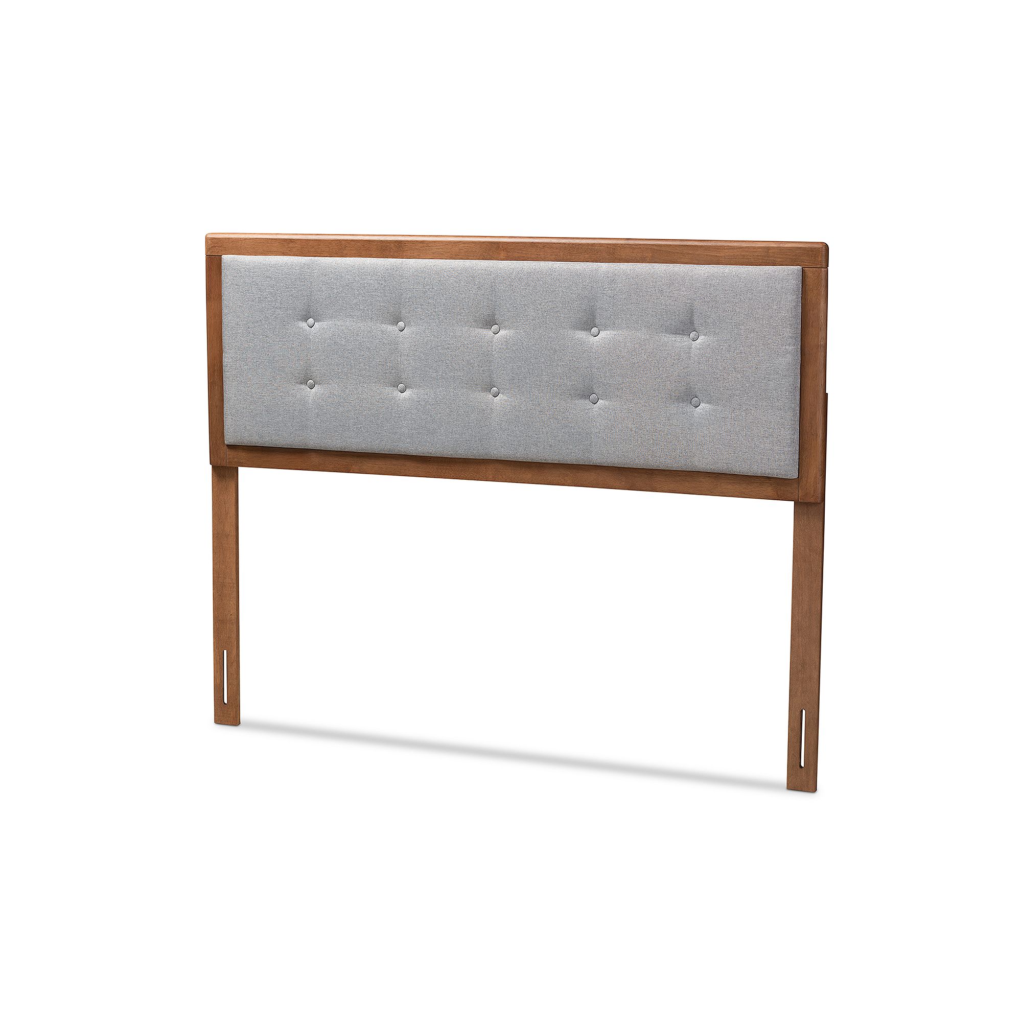 Baxton Studio Sarine Headboard, Light Gray