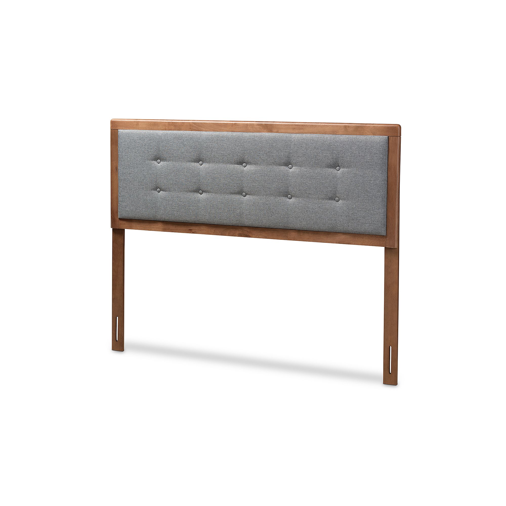 Baxton Studio Sarine Headboard, Medium Gray