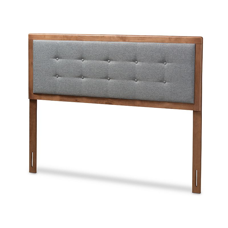Baxton Studio Sarine Headboard, Grey, Full
