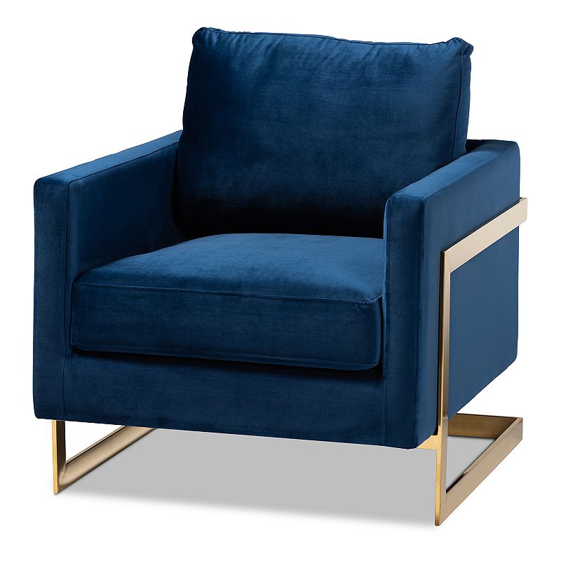 Baxton Studio Matteo Chair, Blue