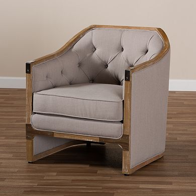 Baxton Studio Terina Light Beige Chair