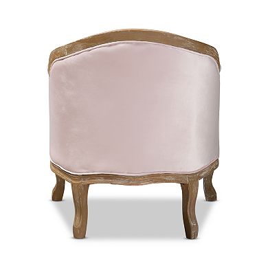 Baxton Studio Genevieve Light Pink Chair