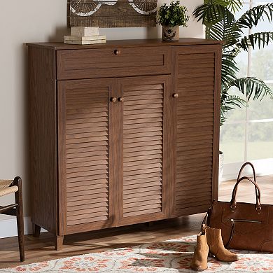 Baxton Studio Coolidge Shoe Cabinet