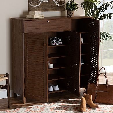 Baxton Studio Coolidge Shoe Cabinet