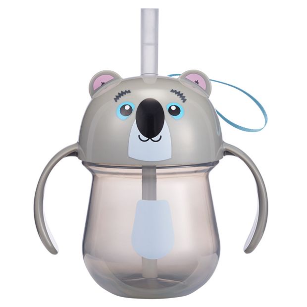  Silicone Baby Cup with Straw (Koala) - Sippy Cup for 1