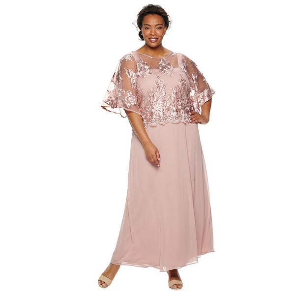 Le Bos Chiffon Embroidered Dress