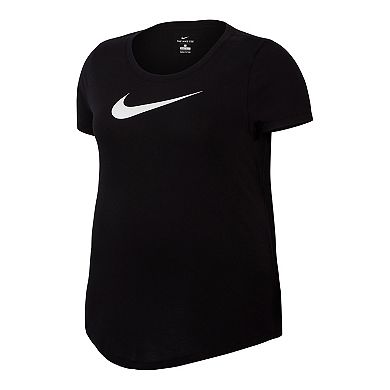 Plus Size Nike Dri-FIT Training Swoosh Logo Tee