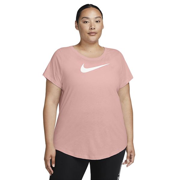 Plus Size Nike Dri-FIT Training Swoosh Logo Tee