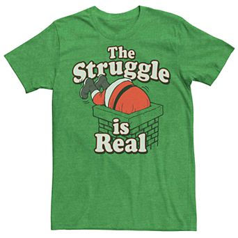 Men's Santa's Struggle Graphic Tee