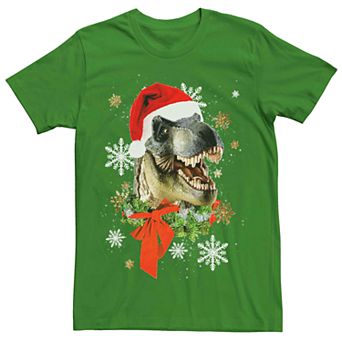 Men's T-Rex Jingle Bells Christmas Graphic Tee