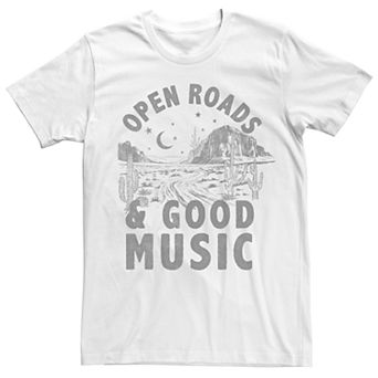 Men's Open Roads Good Music Graphic Tee