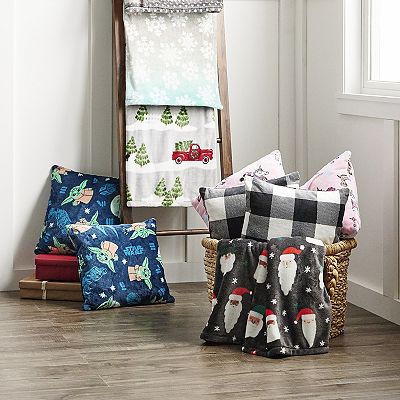 The Big One® Printed Plush 2-pack Throw Pillow Set