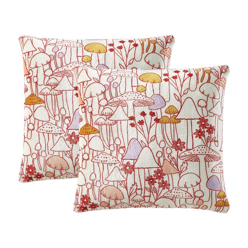 The Big One Printed Plush 2-pack Throw Pillow Set,