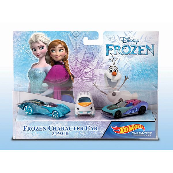 Disney Frozen 2019 Hot Wheels Character Cars 3-Pack ELSA-OLAF-ANNA 