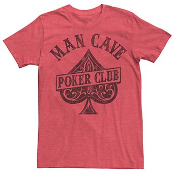 Men's Man Cave Poker Club Graphic Tee