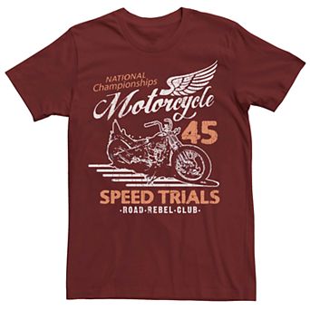 Men's Motorcycle Mania Speed Trails Graphic Tee