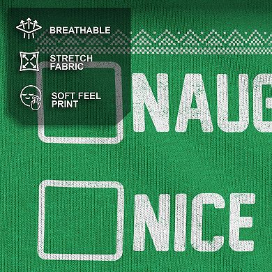 Men's Christmas Check List Humor Graphic Tee