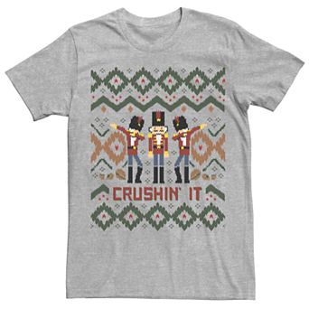 Men's Nut Crackers Ugly Christmas Graphic Tee