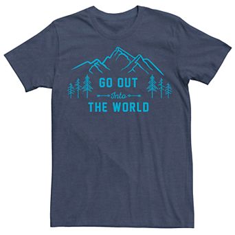 Men's Go Out Into World Graphic Tee