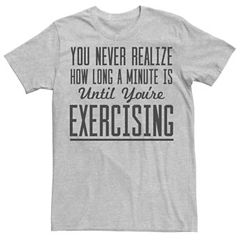 Men's Minute Long Workout Graphic Tee