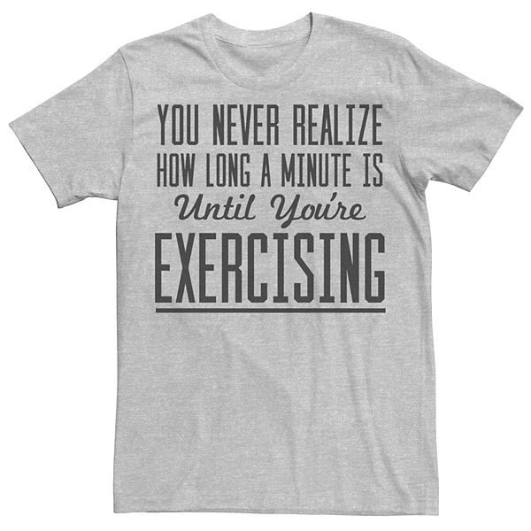 Men's Minute Long Workout Graphic Tee