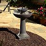 Smart Living Riverstone Solar 2-Tier Fountain