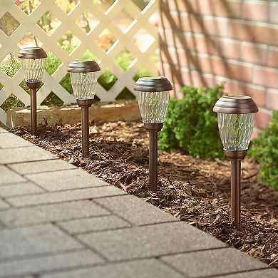 Smart Living Charleston Solar Pathway Lights 6-Piece Set