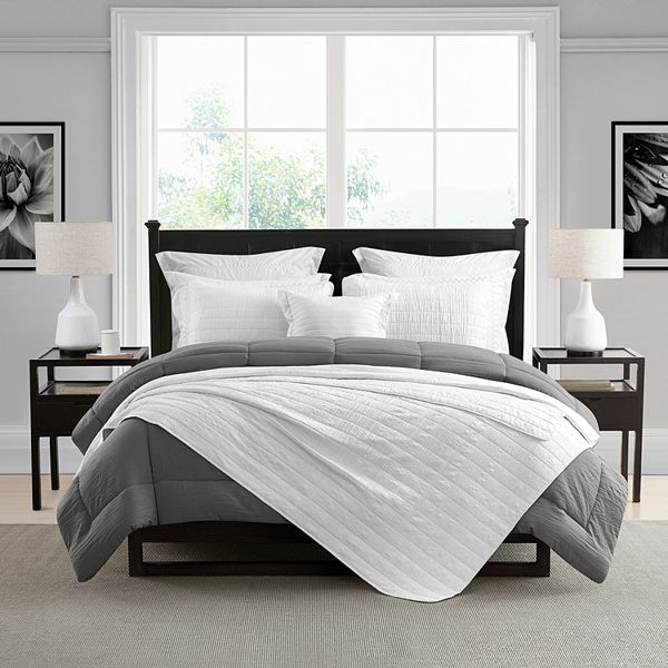 Swift Home Ultra Soft Enzyme Wash Crinkle Quilt set