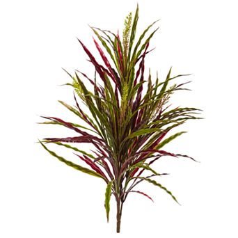 nearly natural 28 in Fall Vanilla Grass Artificial Plant (Set of 3)