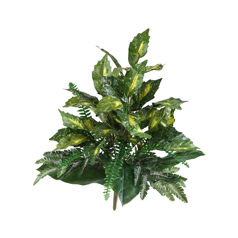 62029666 nearly natural 25 In. Mixed Greens Artificial Plan sku 62029666