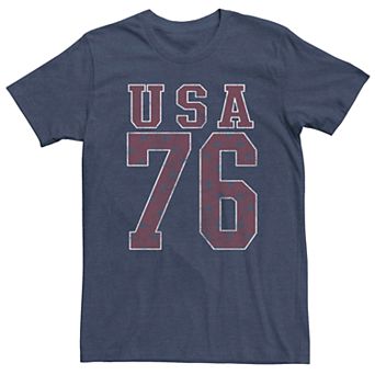 Men's Chin-Up USA 76 Flag Star Fill Graphic Tee