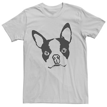Men's Boston Puppy Outline Graphic Tee