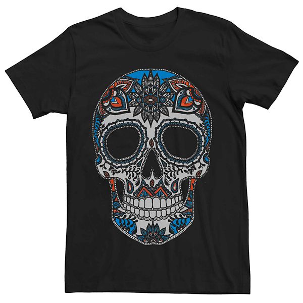 Men's Sugar Skull Henna Fill Graphic Tee