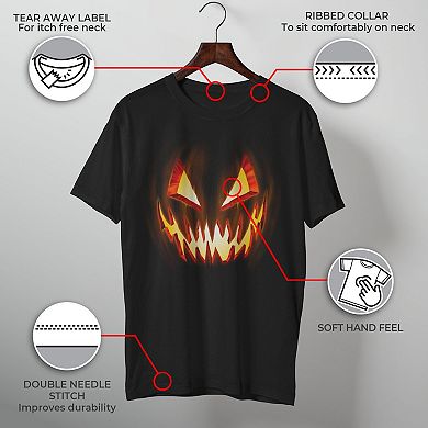 Men's Jack O'Lantern Halloween Graphic Tee