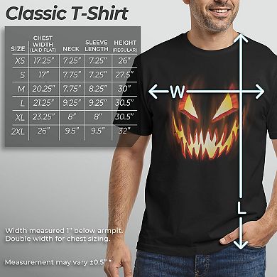 Men's Jack O'Lantern Halloween Graphic Tee