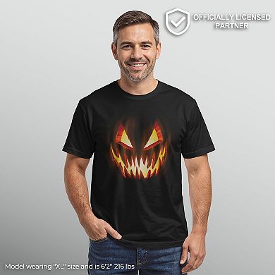 Men's Jack O'Lantern Halloween Graphic Tee