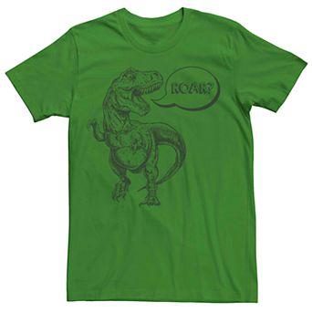 Men's T-Rex Roar? Speech Bubble Graphic Tee